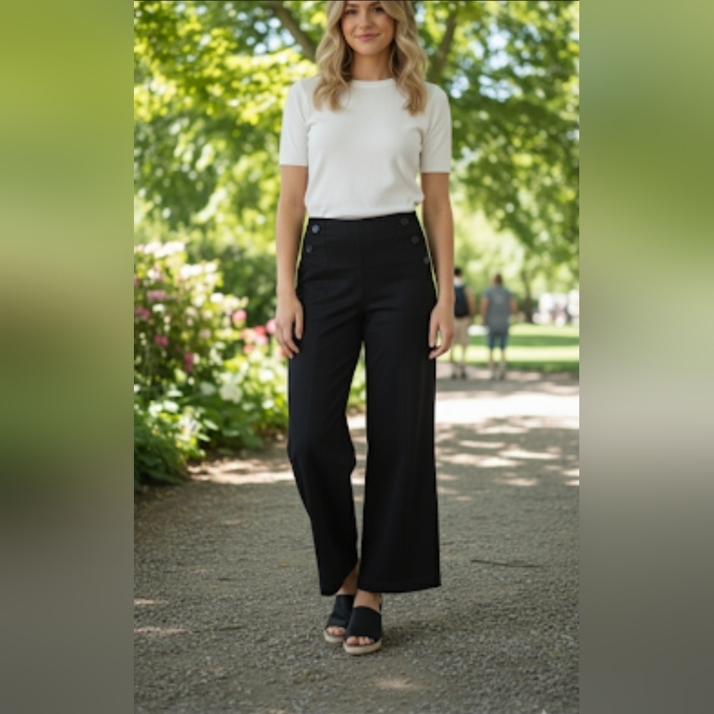 ARITZIA WILFRED Wide Leg Linen Pants size 0